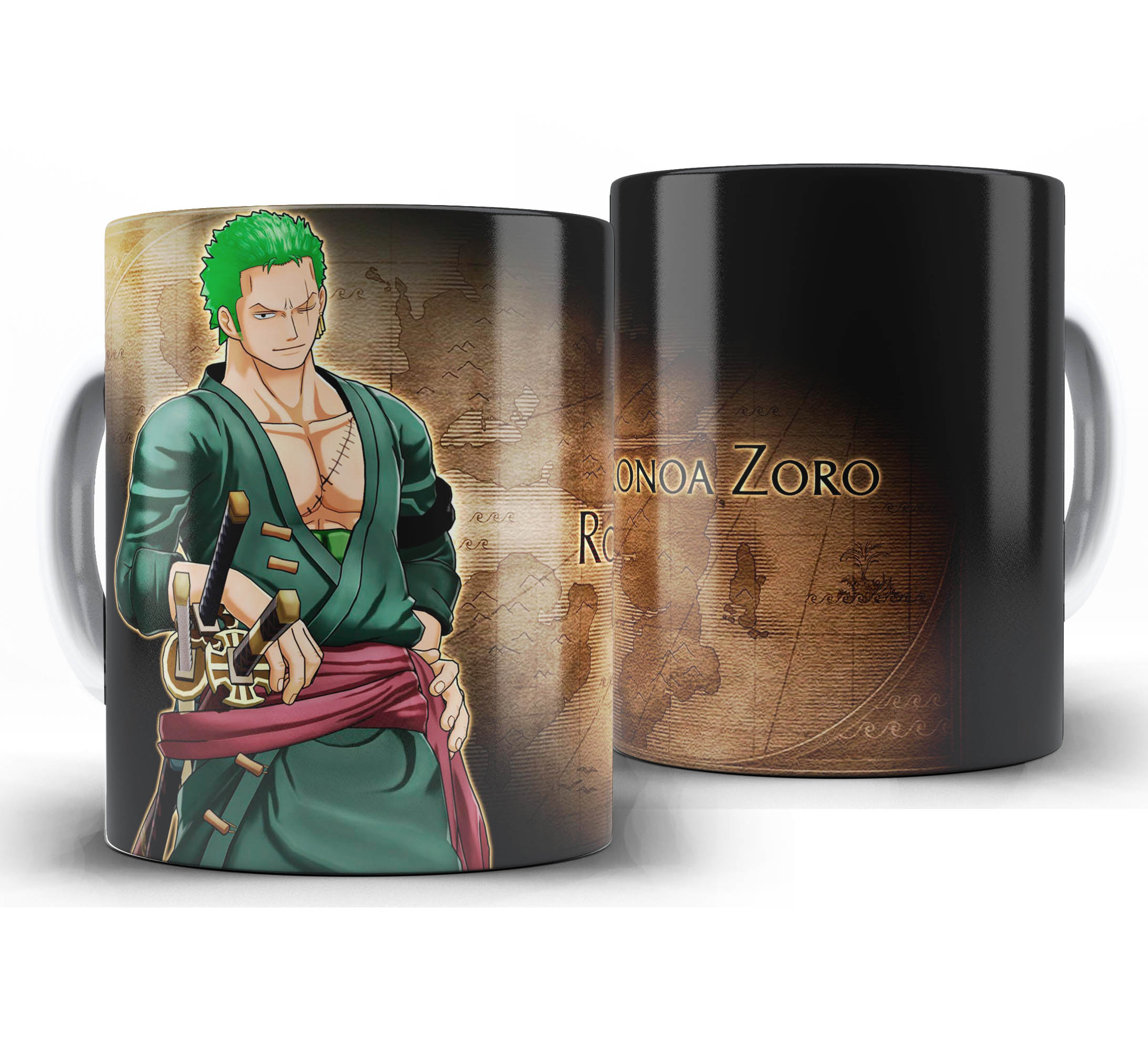 Caneca Anime - One Piece W28 - Zoro Top